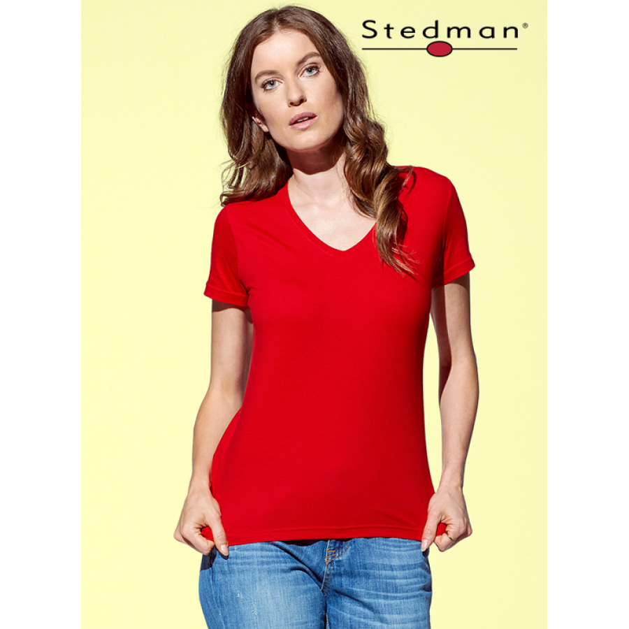 Дамска тениска Stedman 2700 V Neck