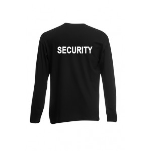 Олекотена блуза с надпис SECURITY