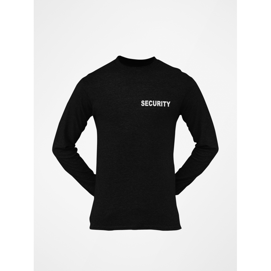 Олекотена блуза с надпис SECURITY