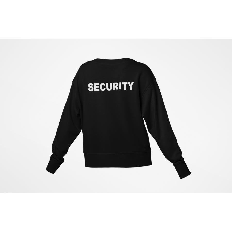Ватирана блуза с надпис SECURITY