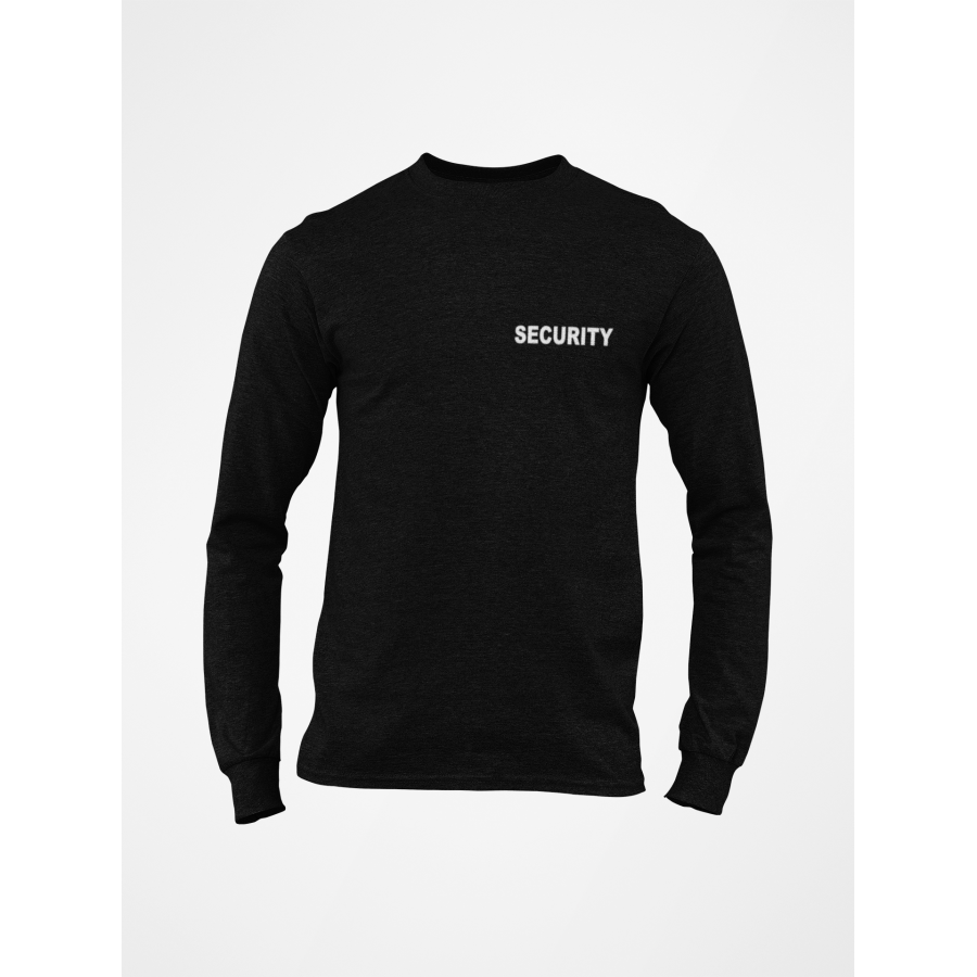 Ватирана блуза с надпис SECURITY