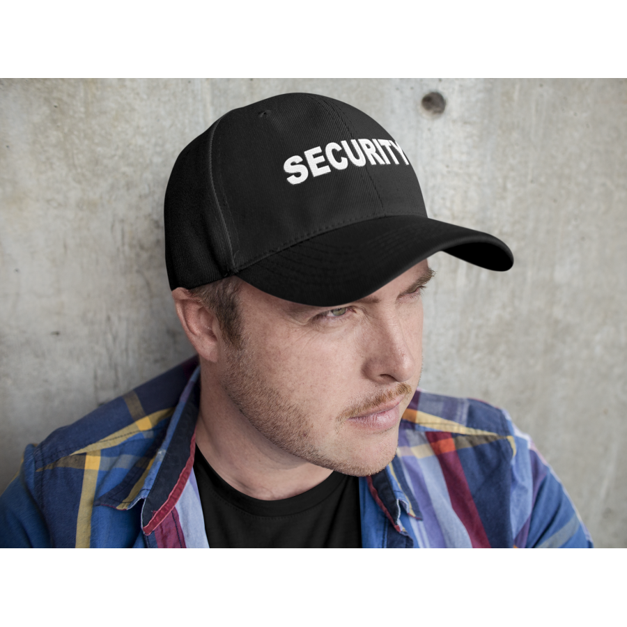 Шапка с козирка надпис SECURITY