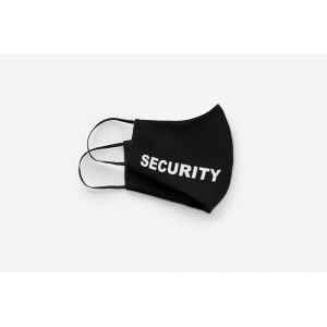 Маска с надпис SECURITY