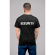 Тениска за охранители с надпис - SECURITY